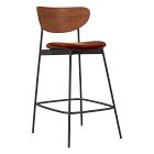 Modern Petal Counter Stool - Leather