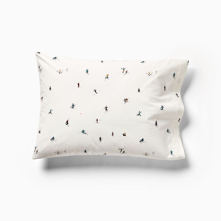 Cotton Percale Skiers Pillowcases (Set of 2)