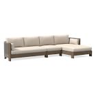 Porto Outdoor 3-Piece Chaise Sectional Cushion Covers