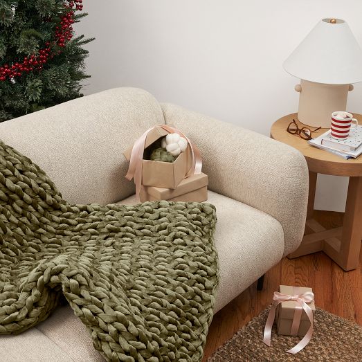 Bearaby Velvet Weighted Blanket West Elm