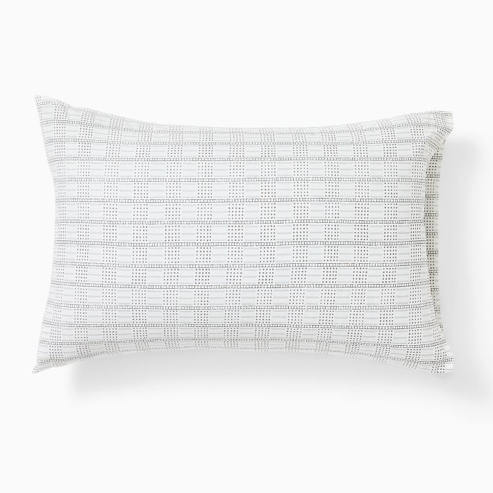 Printed Grid Pillowcases (Set of 2)