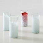 Recycled Mexican Confetti Highball Glasses (Set of 4)