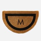 Coco Coir Monogram Semi Circle Doormat