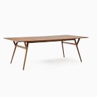 Extra Deep Mid-Century Expandable Dining Table (72&quot;&ndash;92&quot;) - Acorn