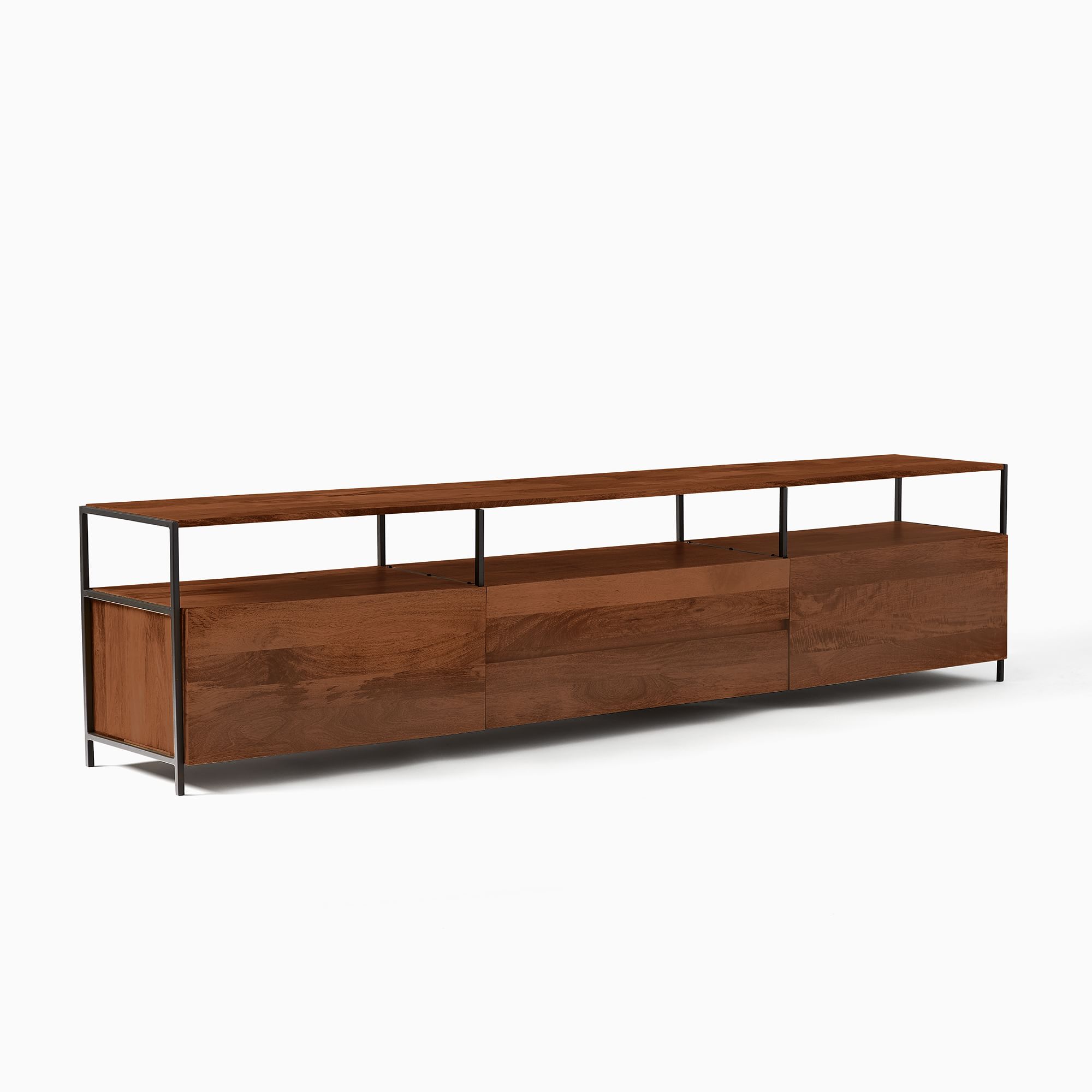 Industrial Storage Media Console (80"–96") | West Elm