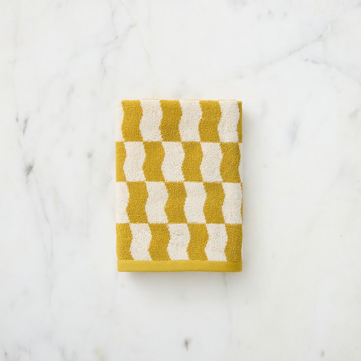 Wavy Blocks Towel