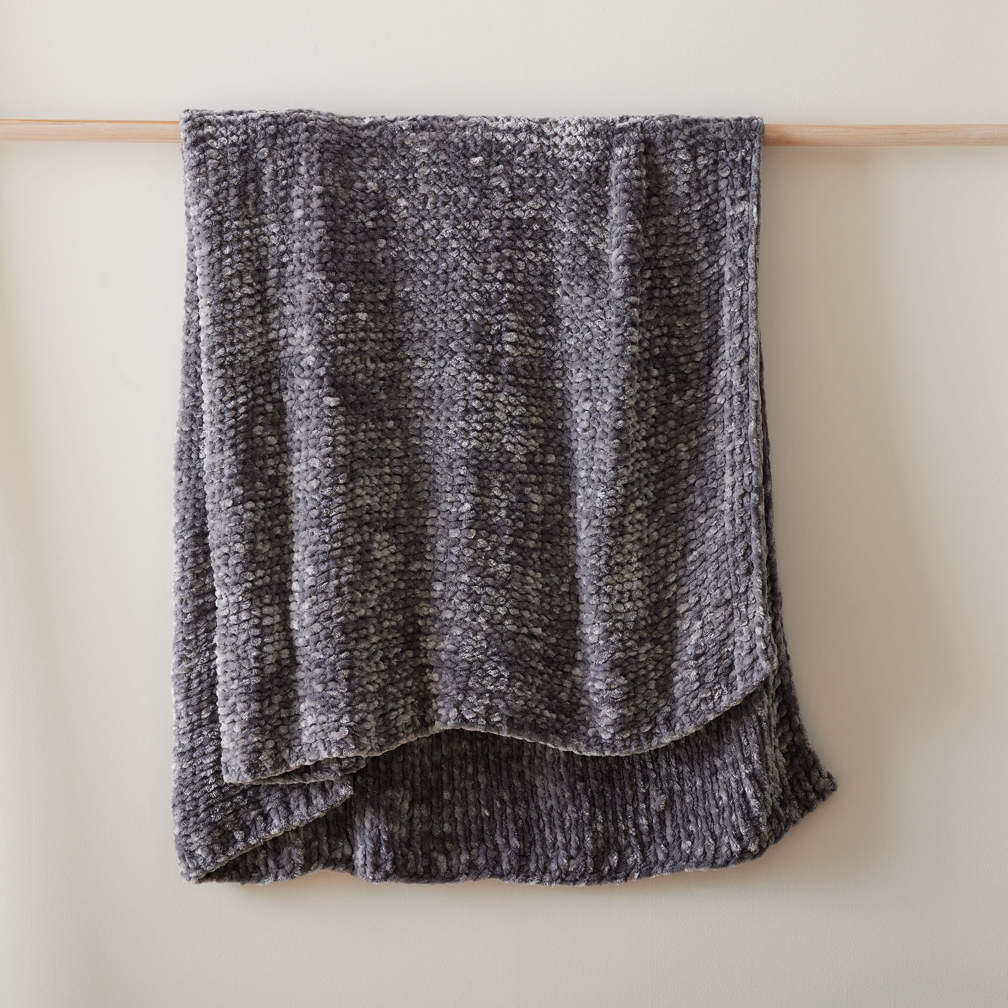 Chunky Luxury Chenille Throw | West Elm