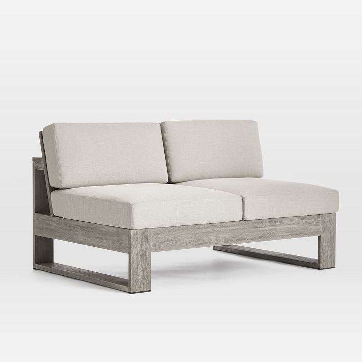 Open Box Portside Armless Sofa Outdoor Cushions West Elm