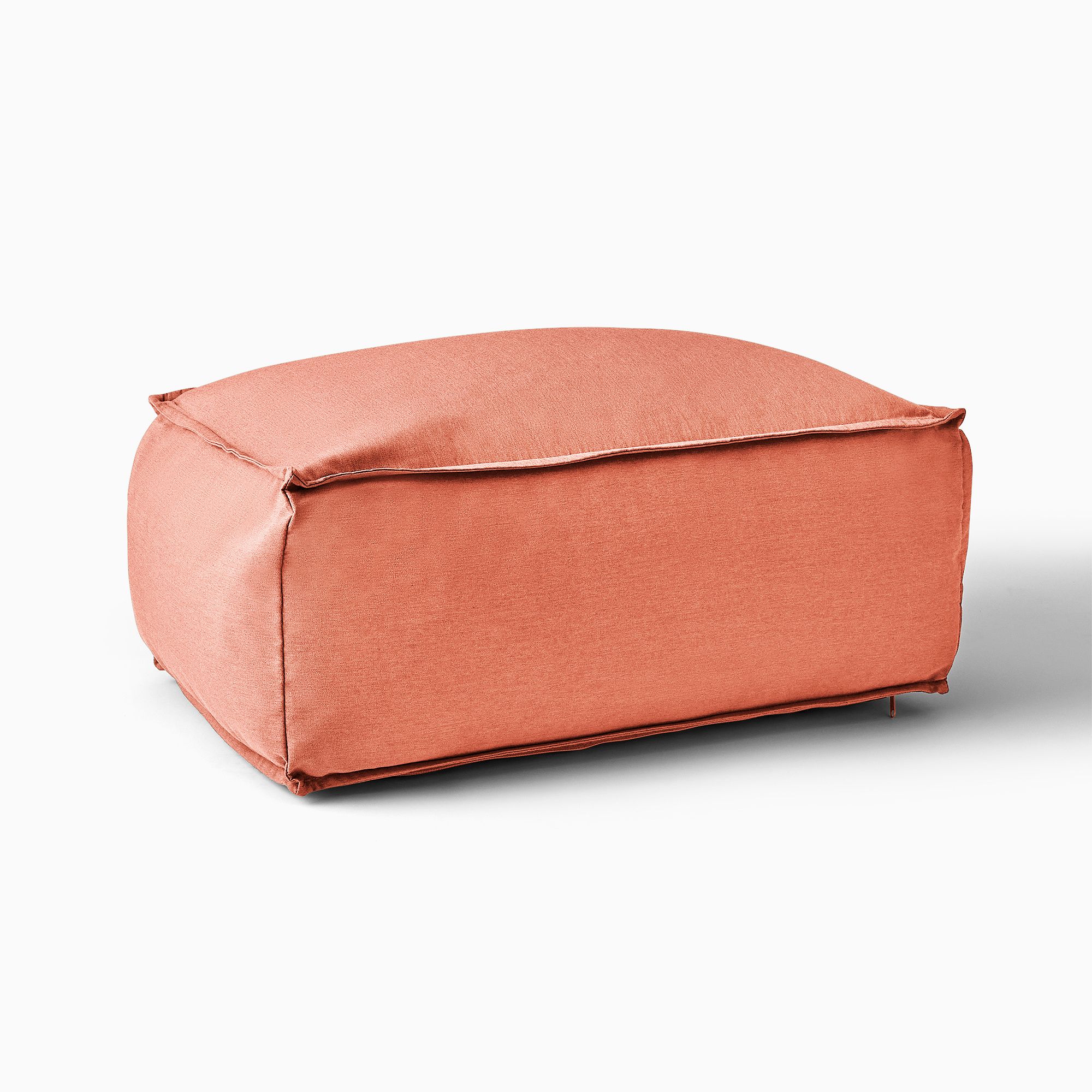 Sunbrella® Indoor/Outdoor Cast Pouf | West Elm