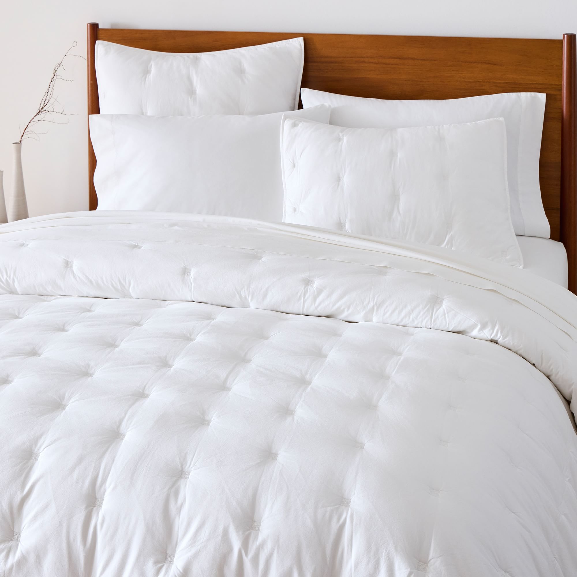 Washed Cotton Comforter & Shams | West Elm