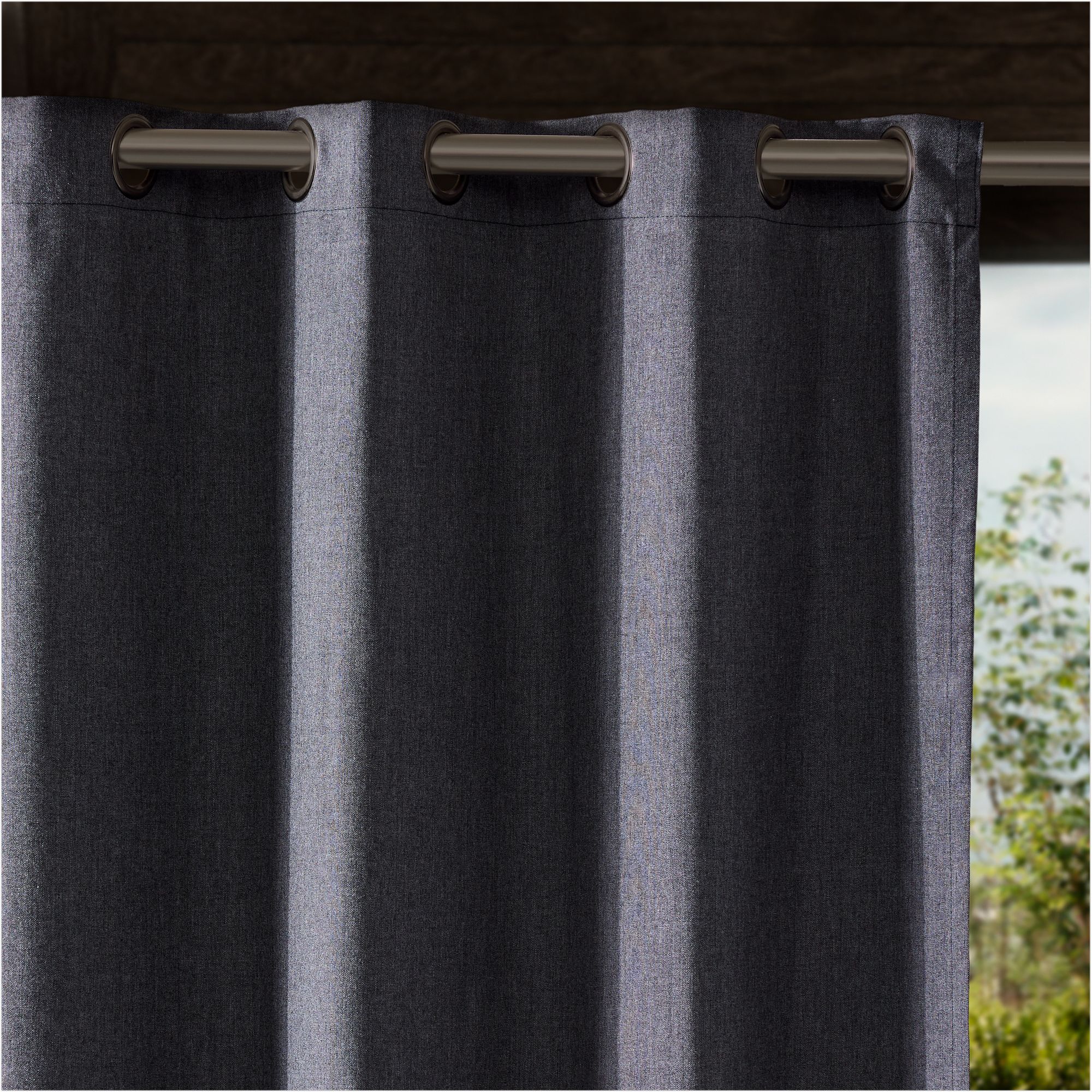 Sunbrella® Indoor/Outdoor Curtain | West Elm