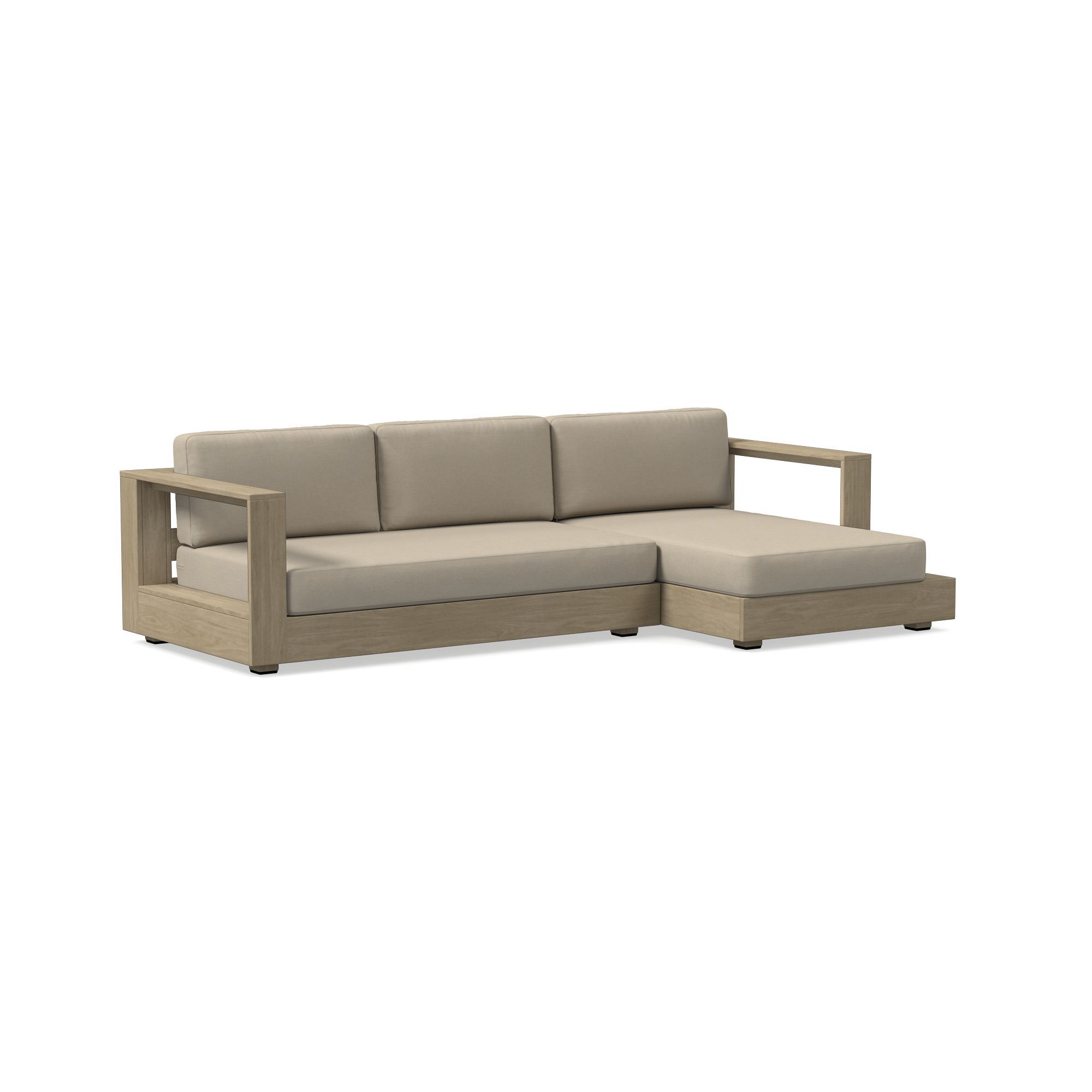 Telluride Outdoor -Piece Chaise Sectional Cushion Covers | West Elm