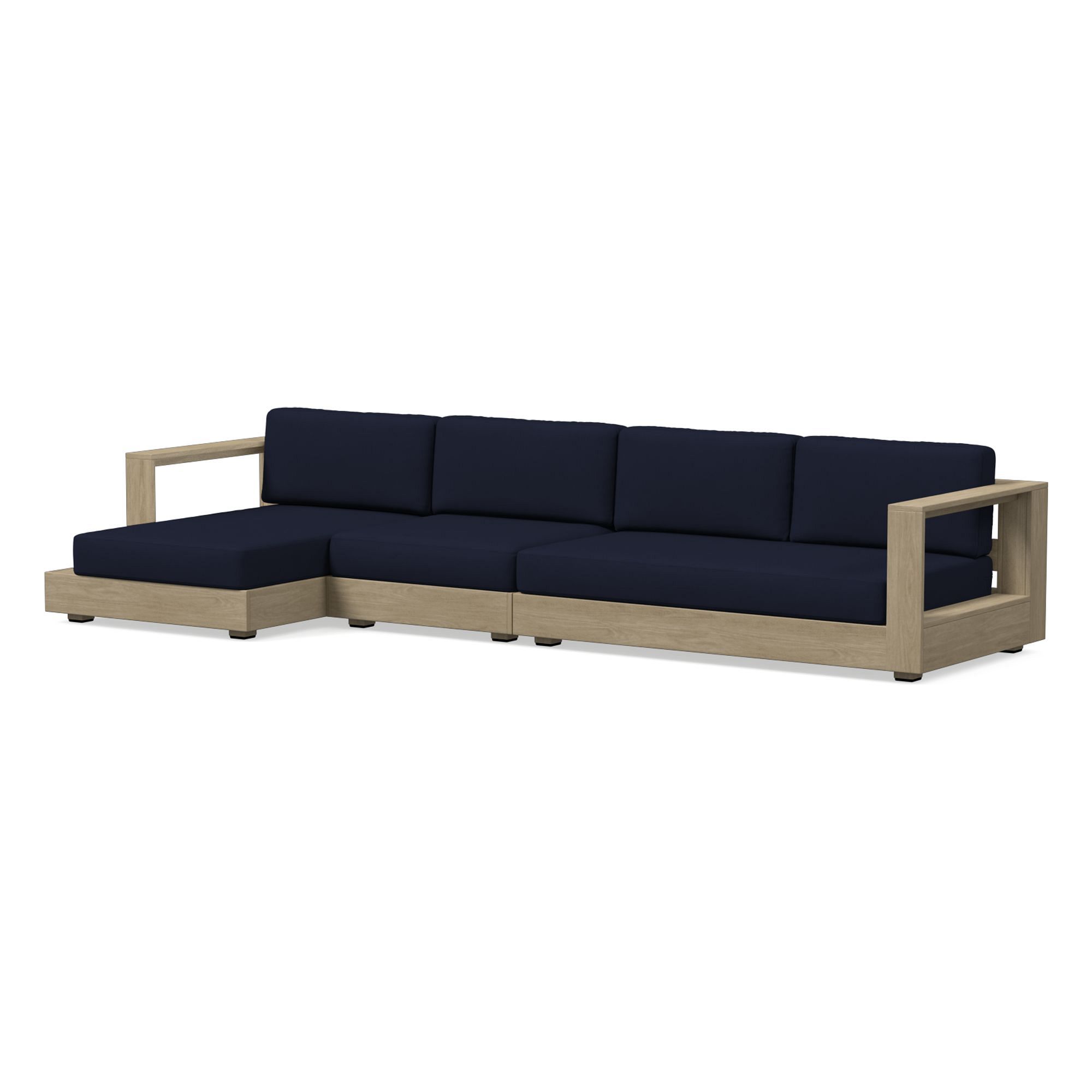 Telluride Outdoor -Piece Chaise Sectional Cushion Covers | West Elm