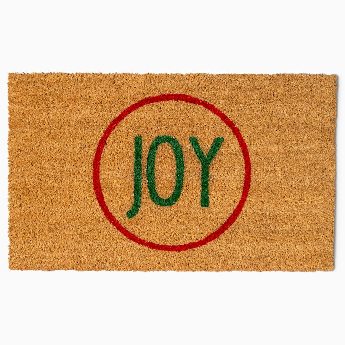 Nickel Designs Hand-Painted Doormat - Joy