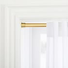 Inside Mount Curtain Rod - Antique Brass