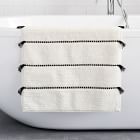 Open Box: Organic Tassel Stripe Bath Mat