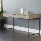 Slim Leg 3-Drawer Desk