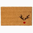 Nickel Designs Hand-Painted Doormat - Reindeer