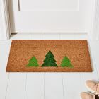 Nickel Designs Hand-Painted Doormat - Trees