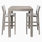 Portside Outdoor Bar Table (35&quot;) &amp; Stools Set