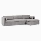 Bacall Curved 2-Piece Chaise Sectional (116&quot;)