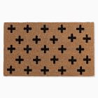 Nickel Designs Hand-Painted Doormat - Swiss Cross