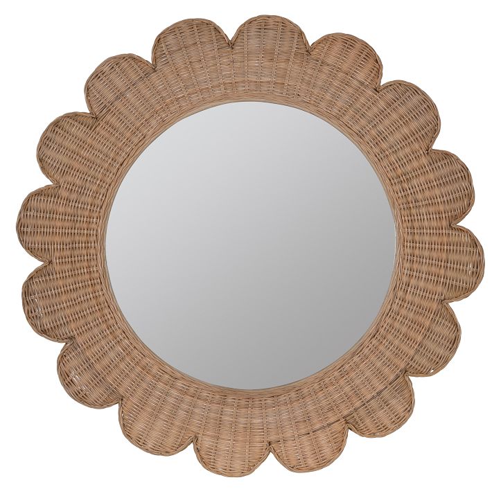 Zachery Rattan Wall Mirror