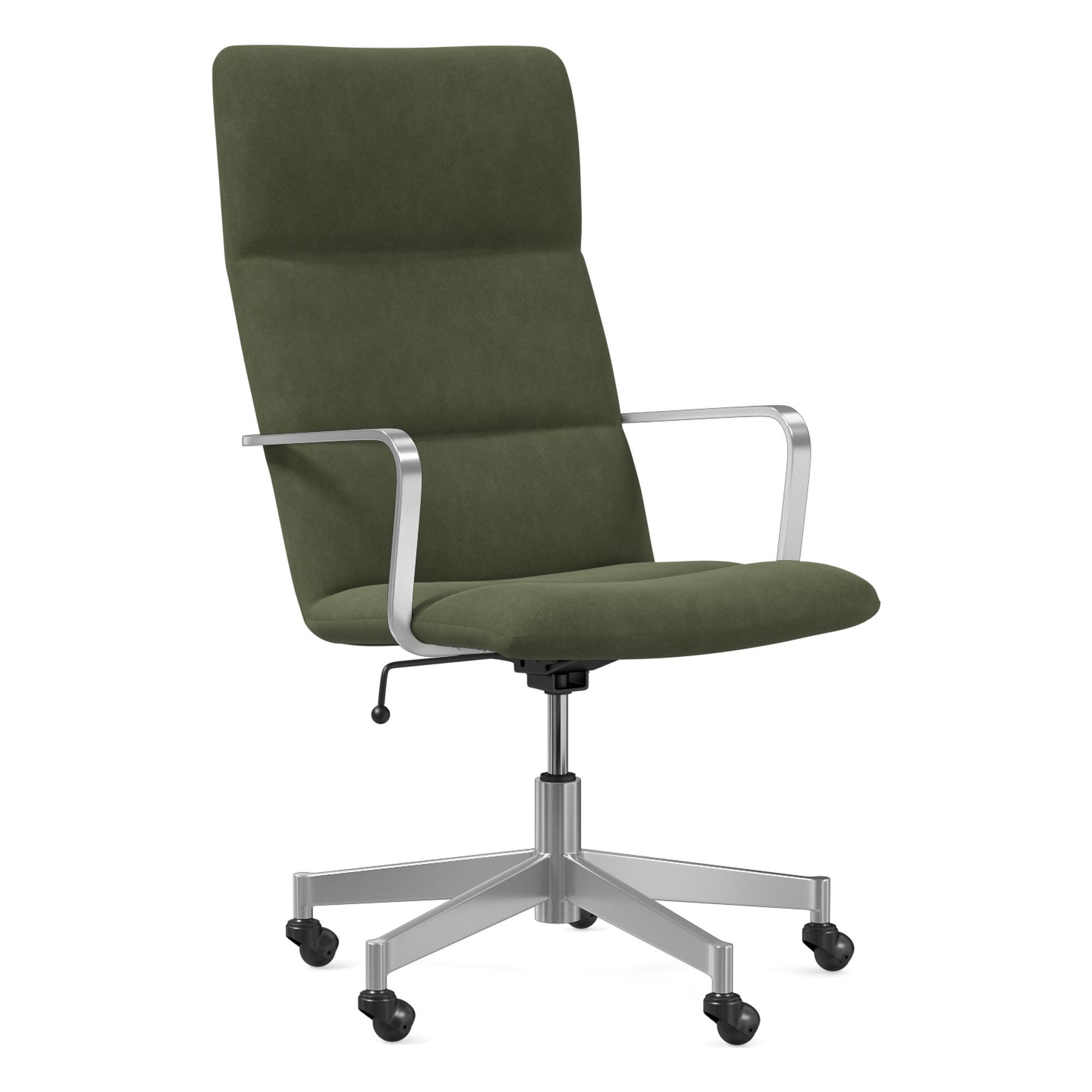 Cooper Mid-Century High-Back Swivel Office Chair | West Elm