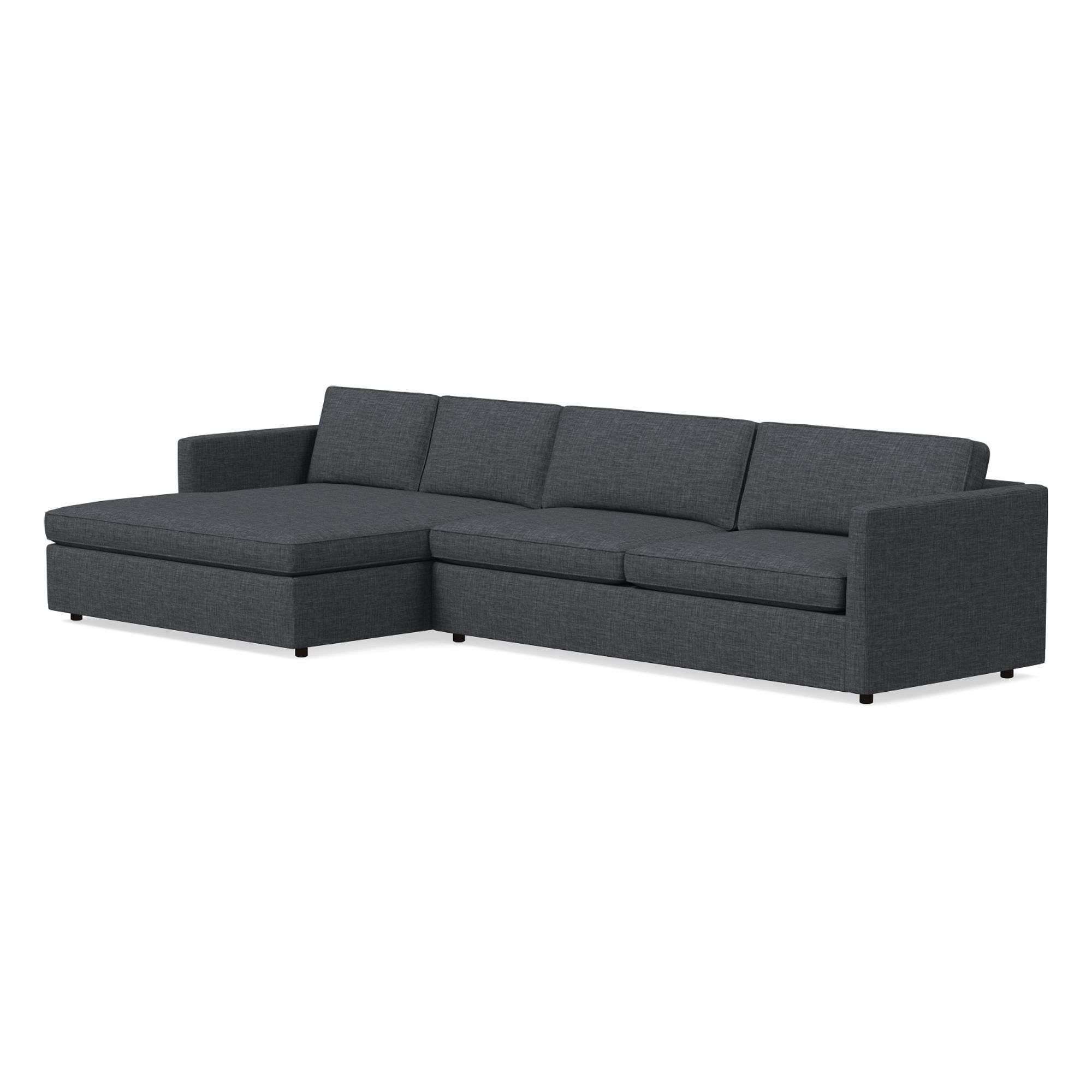 Harris Double Wide Chaise Sectional | Sofa With West Elm