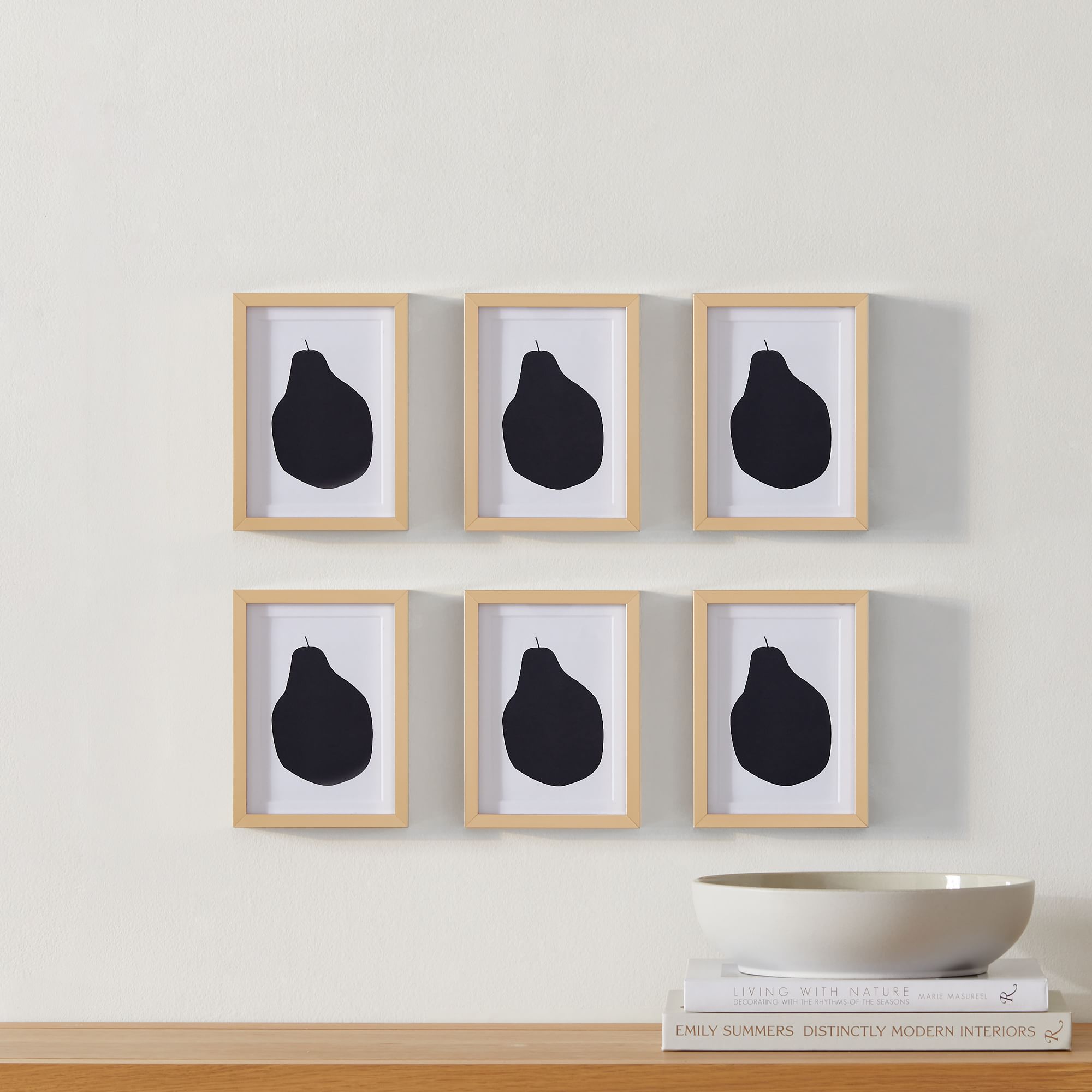 Multi-Mat Metal Gallery Frames - Polished Brass | West Elm