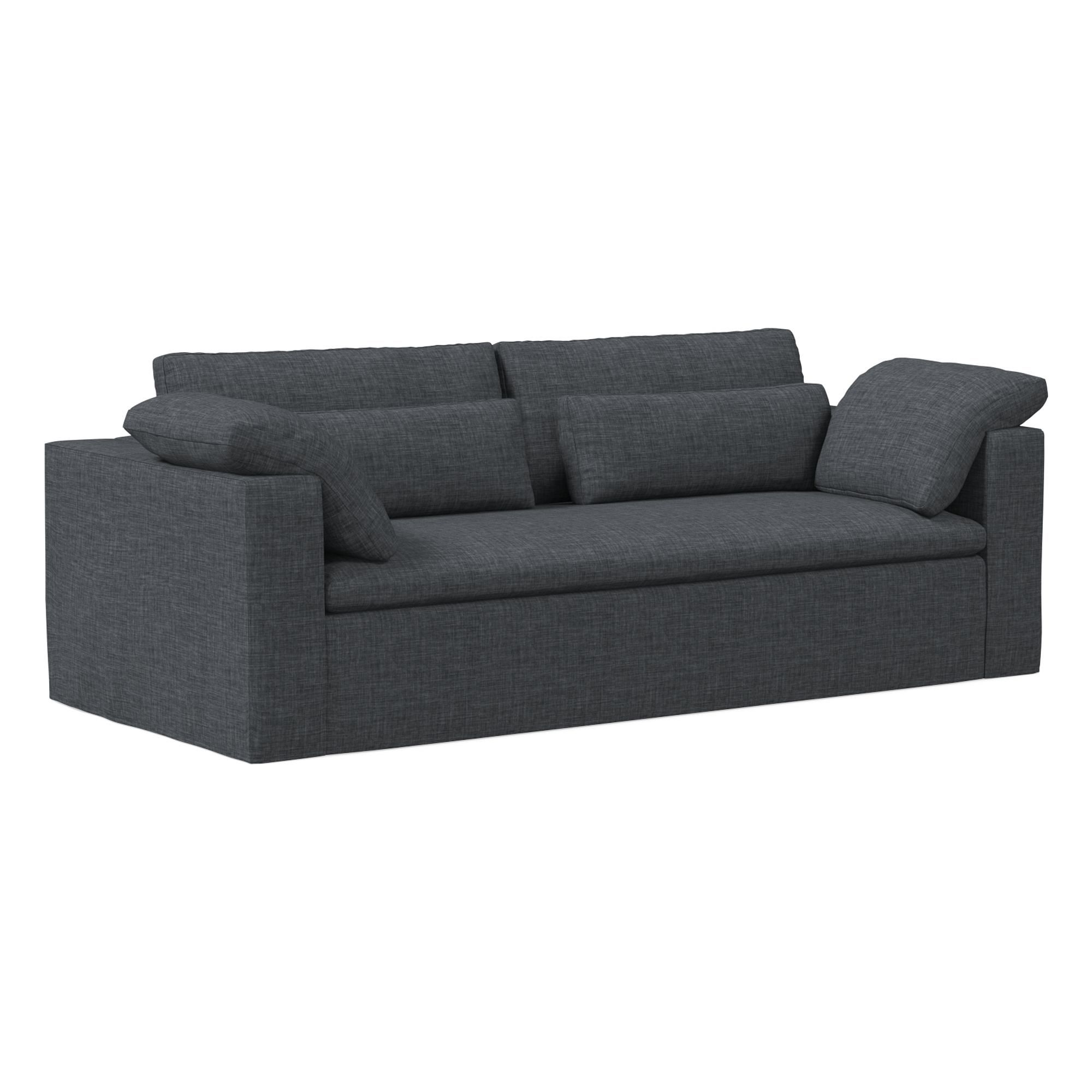 Harmony Modular Skirted Slipcover Sofa (82"–92") | West Elm