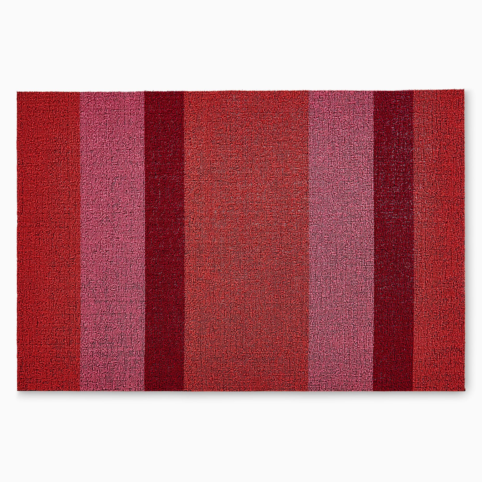 Chilewich Bold Striped Shag Mat | West Elm