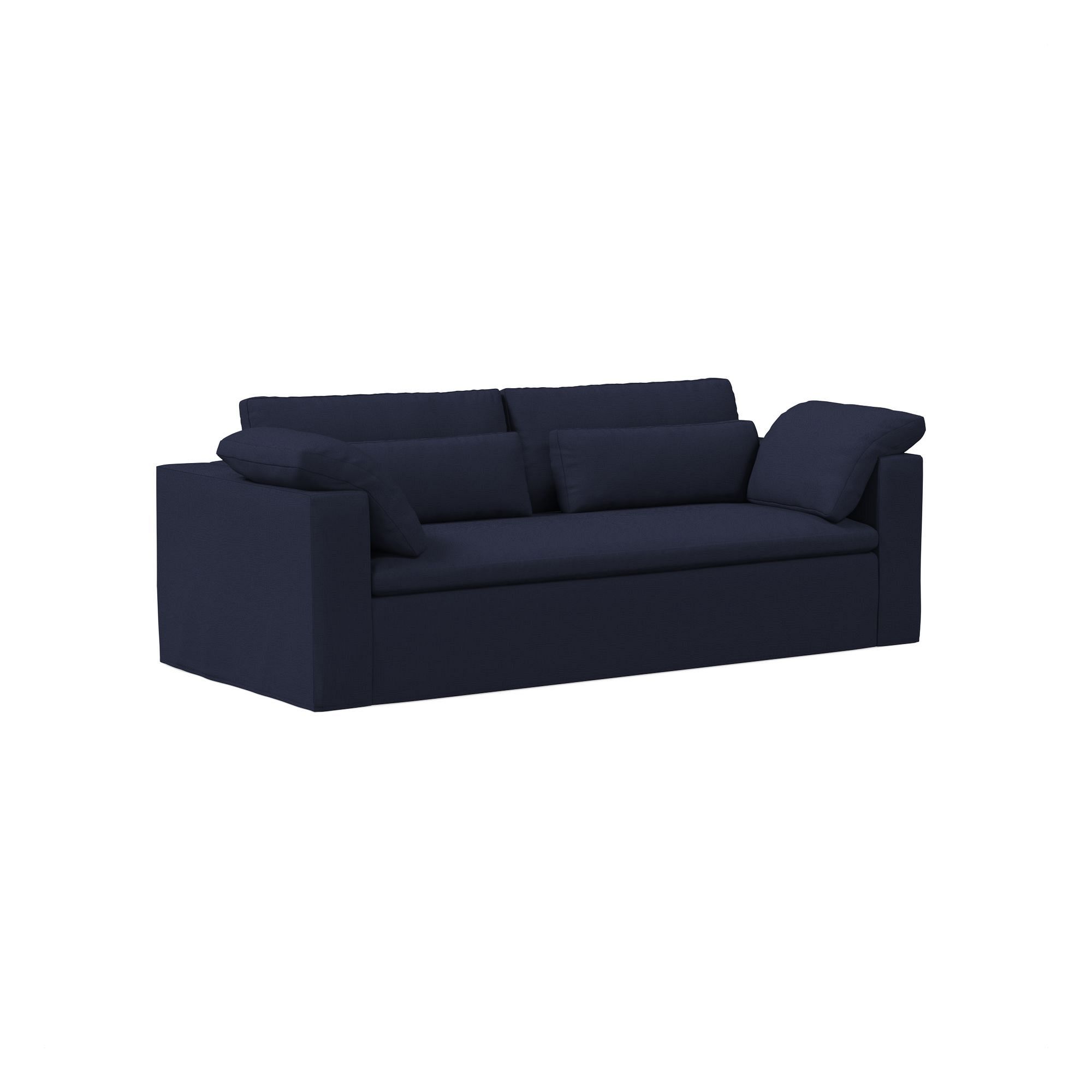 Harmony Modular Skirted Slipcover Sofa (82"–92") | West Elm