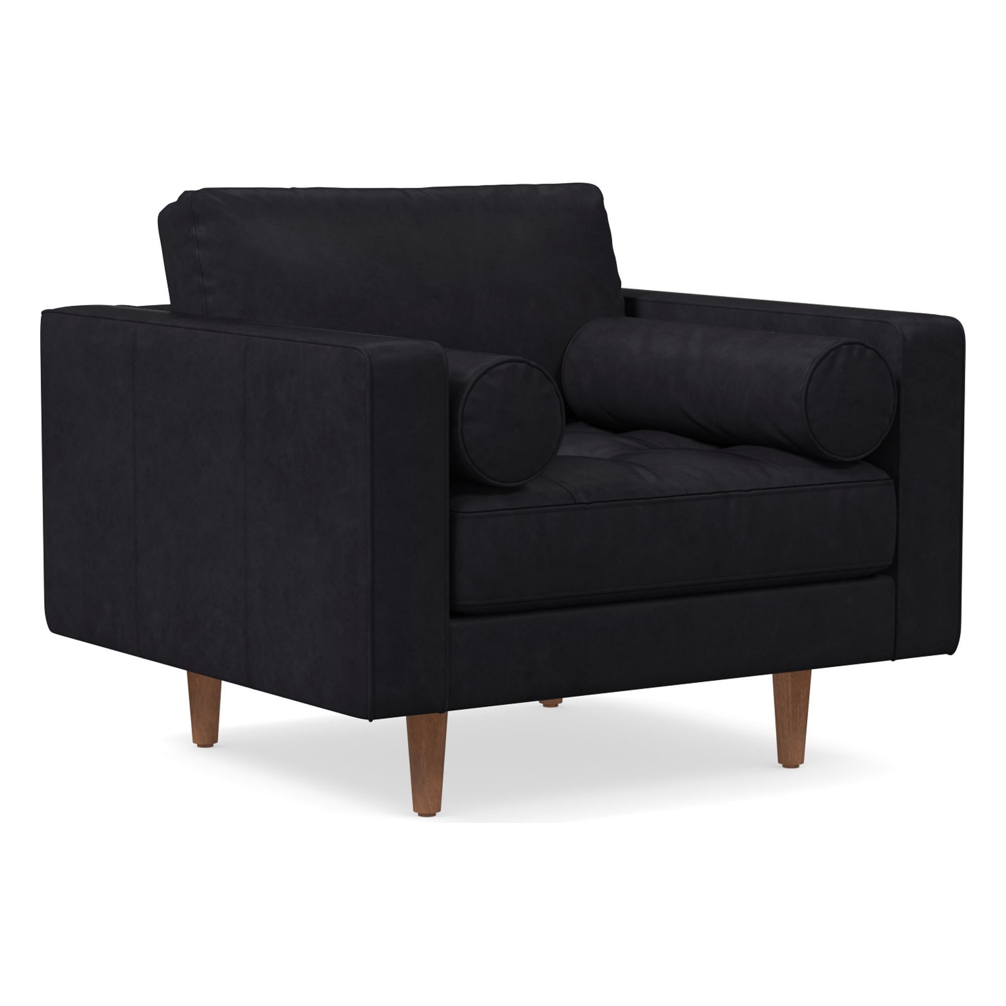 Dennes Leather Chair | West Elm