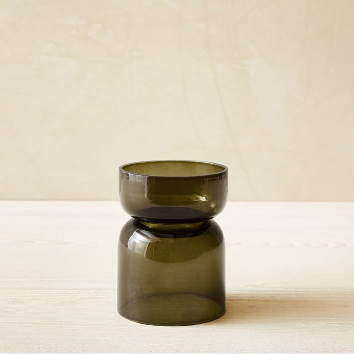 Foundations Glass Candleholders - Small Pillar