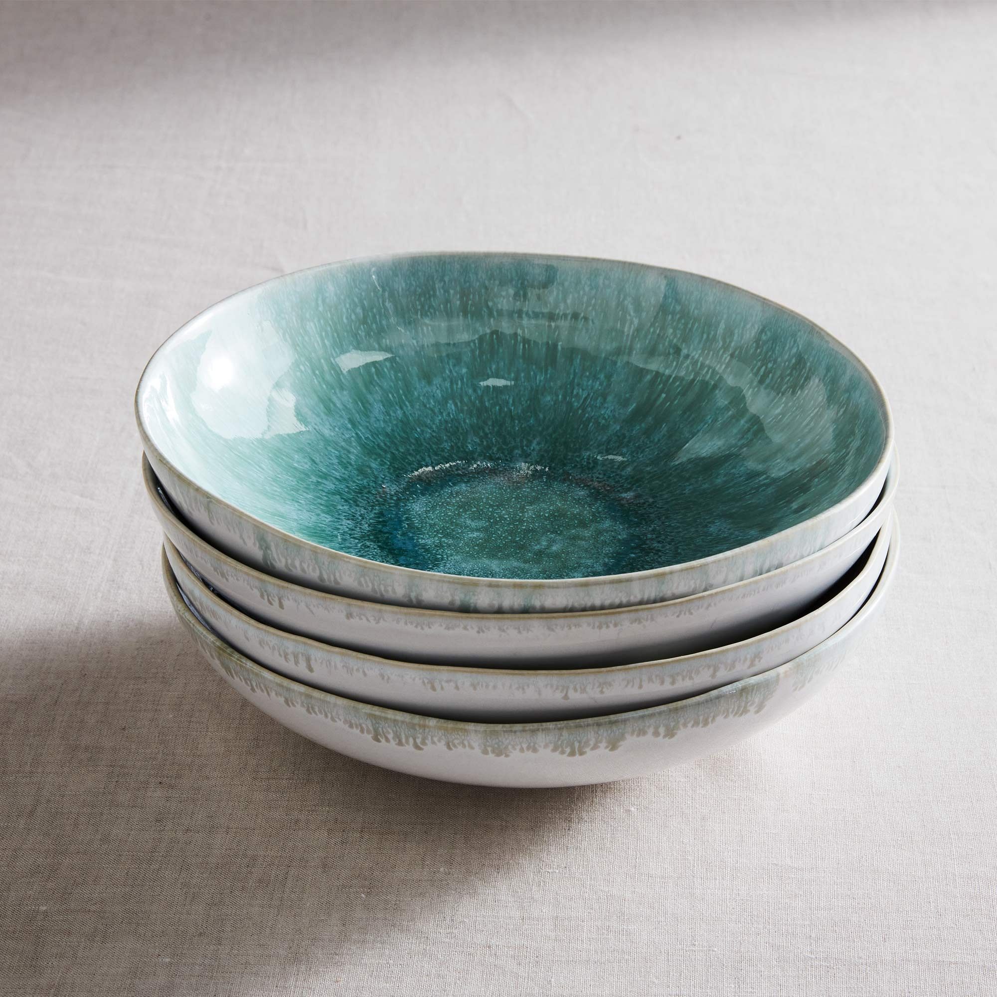 Open Box: Reactive Stoneware Pasta Bowls (In-Stock & Ready to Ship) | West Elm