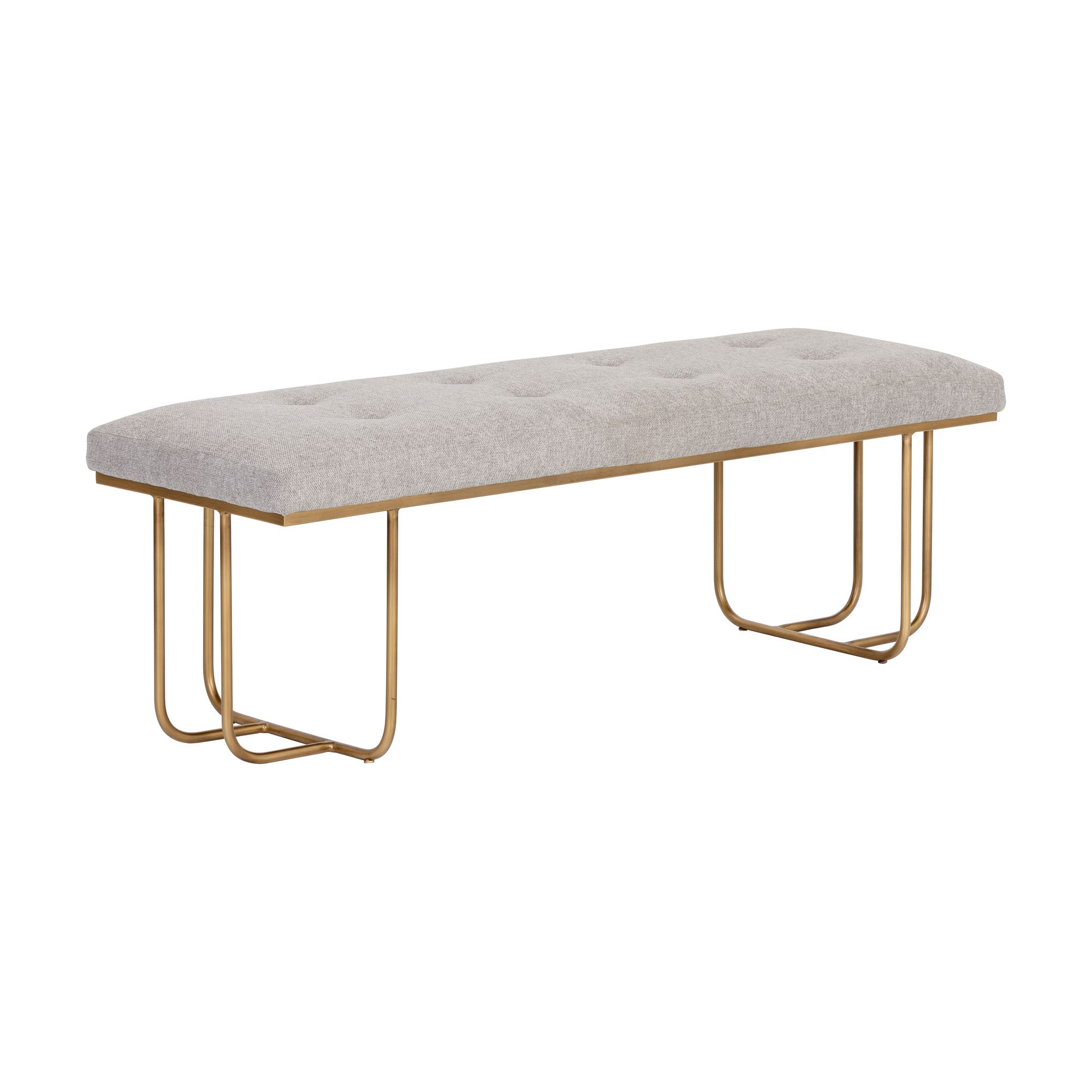 Two-Toned Upholstered Bench | West Elm