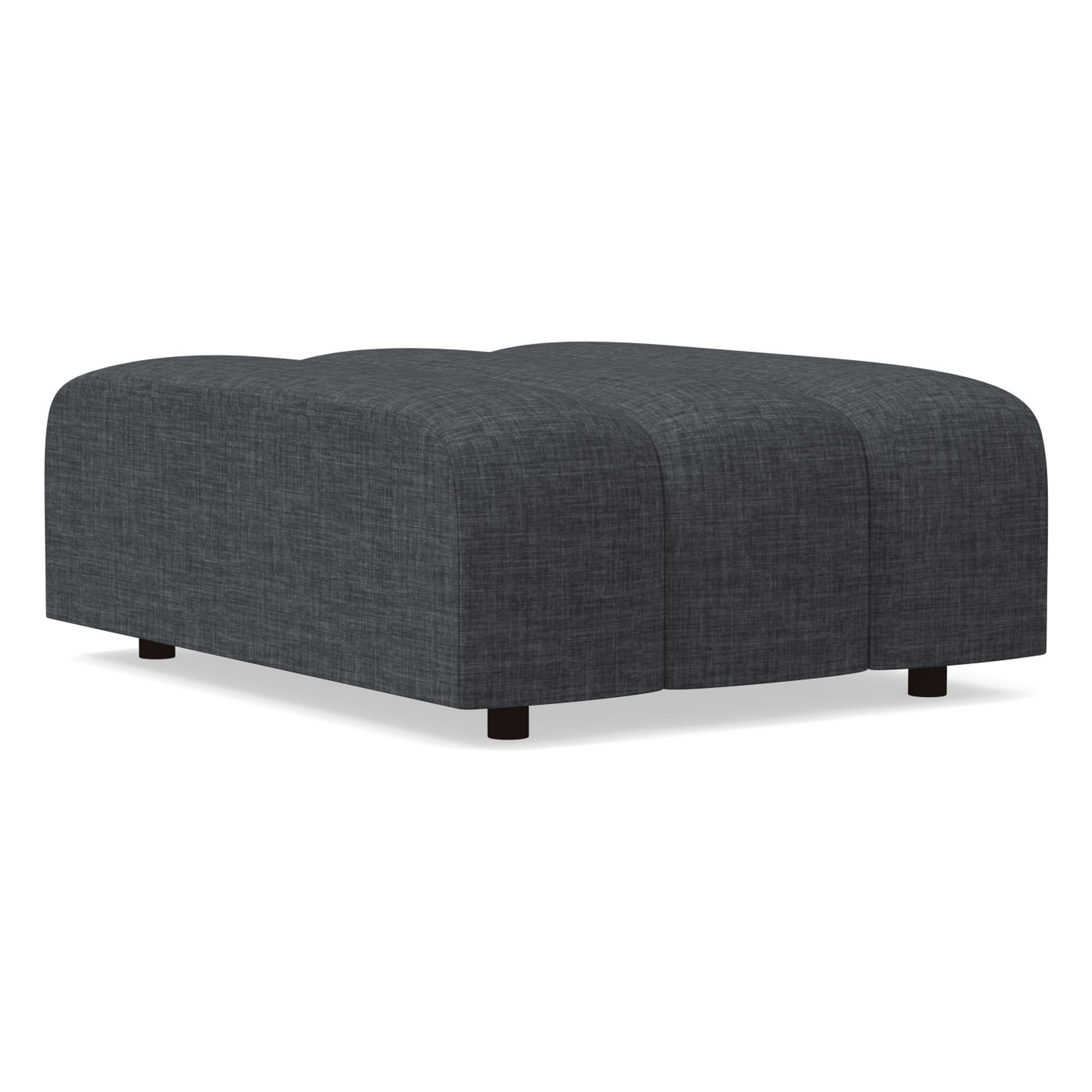 Avalon Channeled Ottoman | West Elm