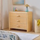 Willow Rattan 3-drawer Dresser (37&quot;)