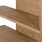 Solid Wood Intersecting Bookcase (62&quot;)