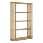 Curved Cane Bookcase (51.5&quot;)
