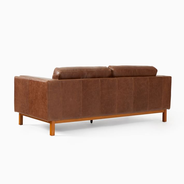 West Elm Dempsey Leather Sofa Review Matttroy