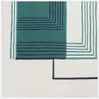 Abstract Lines Wool  Rug