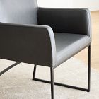 Range Vegan Leather Dining Arm Chair