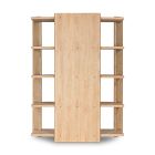 Solid Wood Intersecting Bookcase (62&quot;)