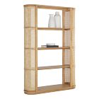 Curved Cane Bookcase (51.5&quot;)
