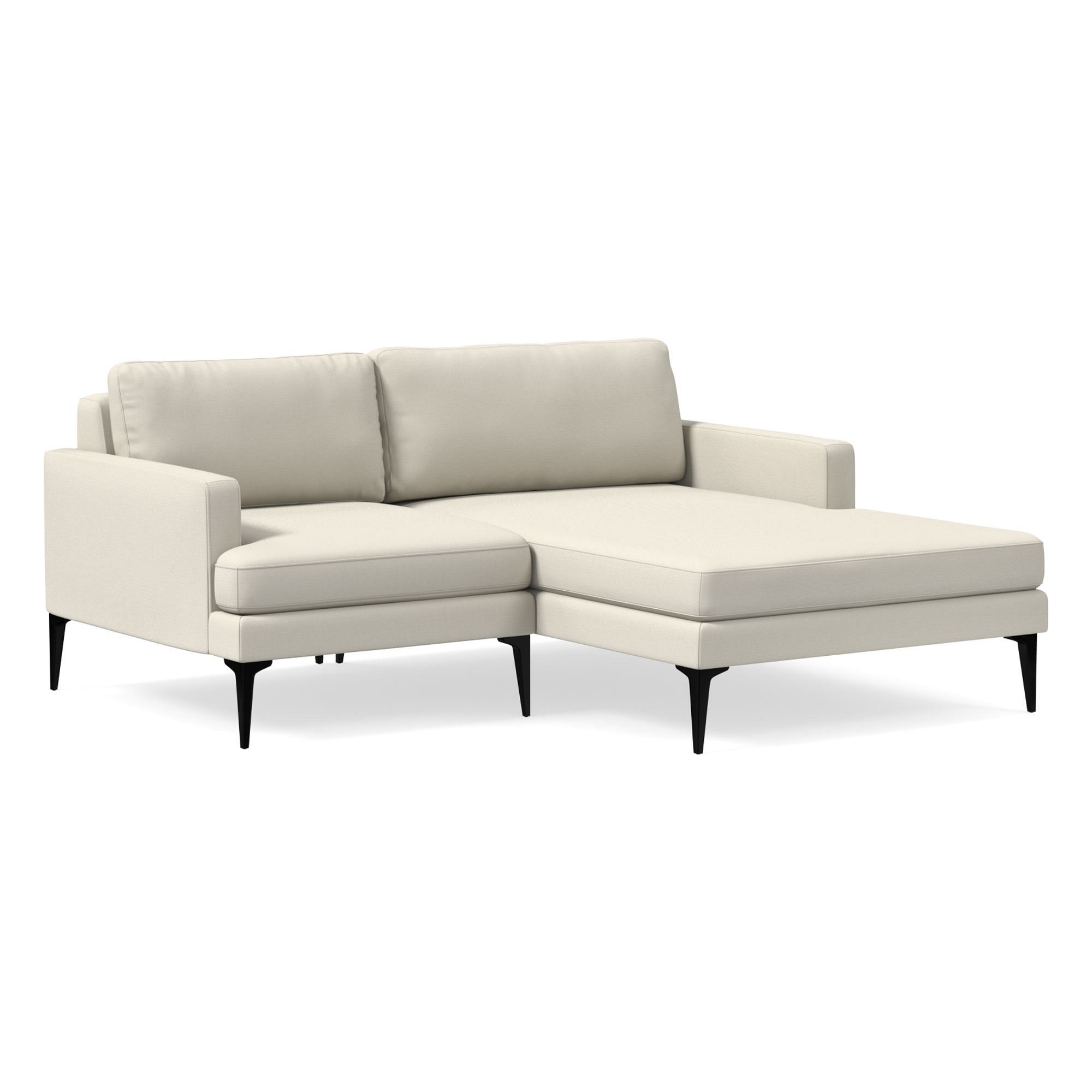 Andes Small 2-Piece Chaise Sectional (67") | West Elm