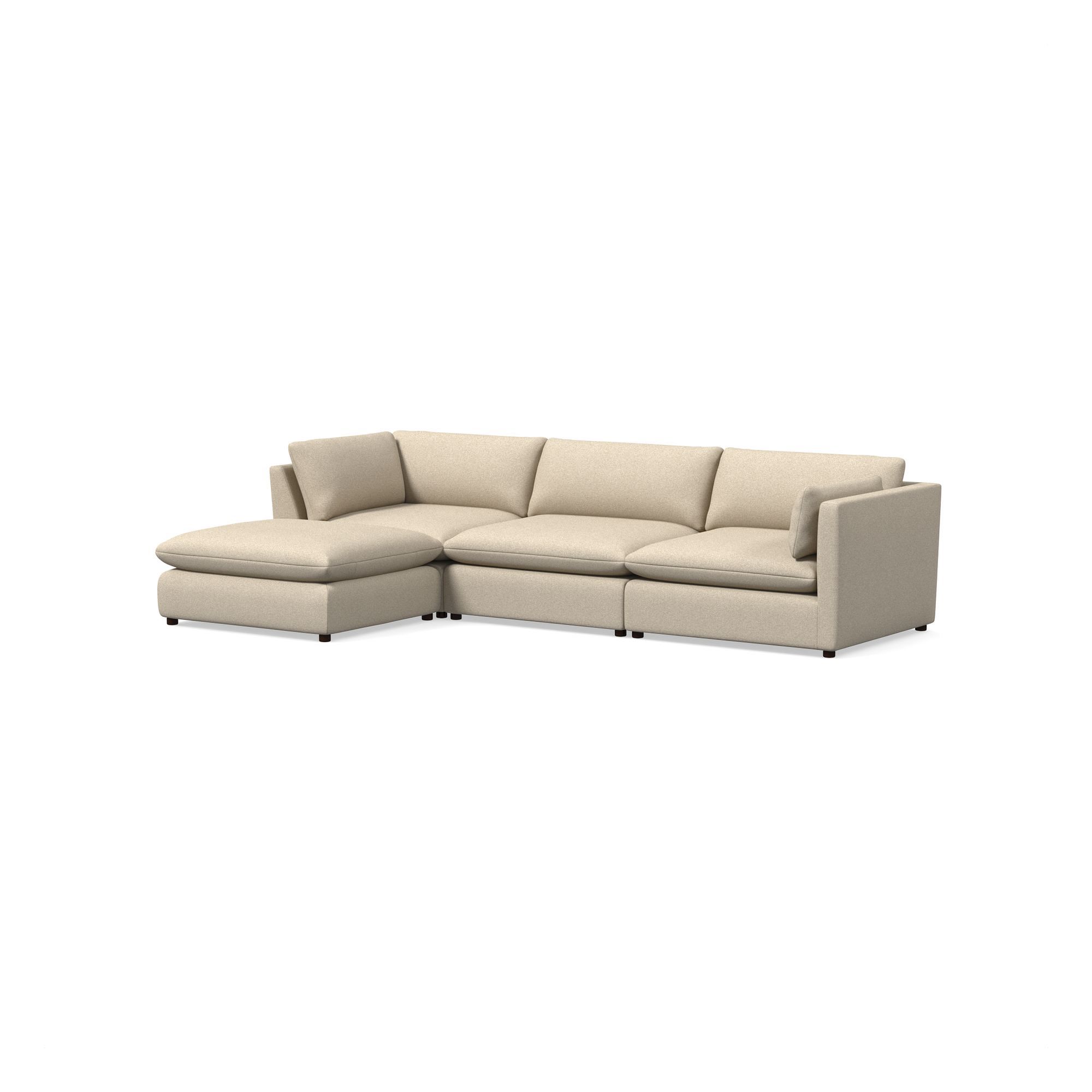 Hampton Piece Chaise Sectional | Sofa With West Elm