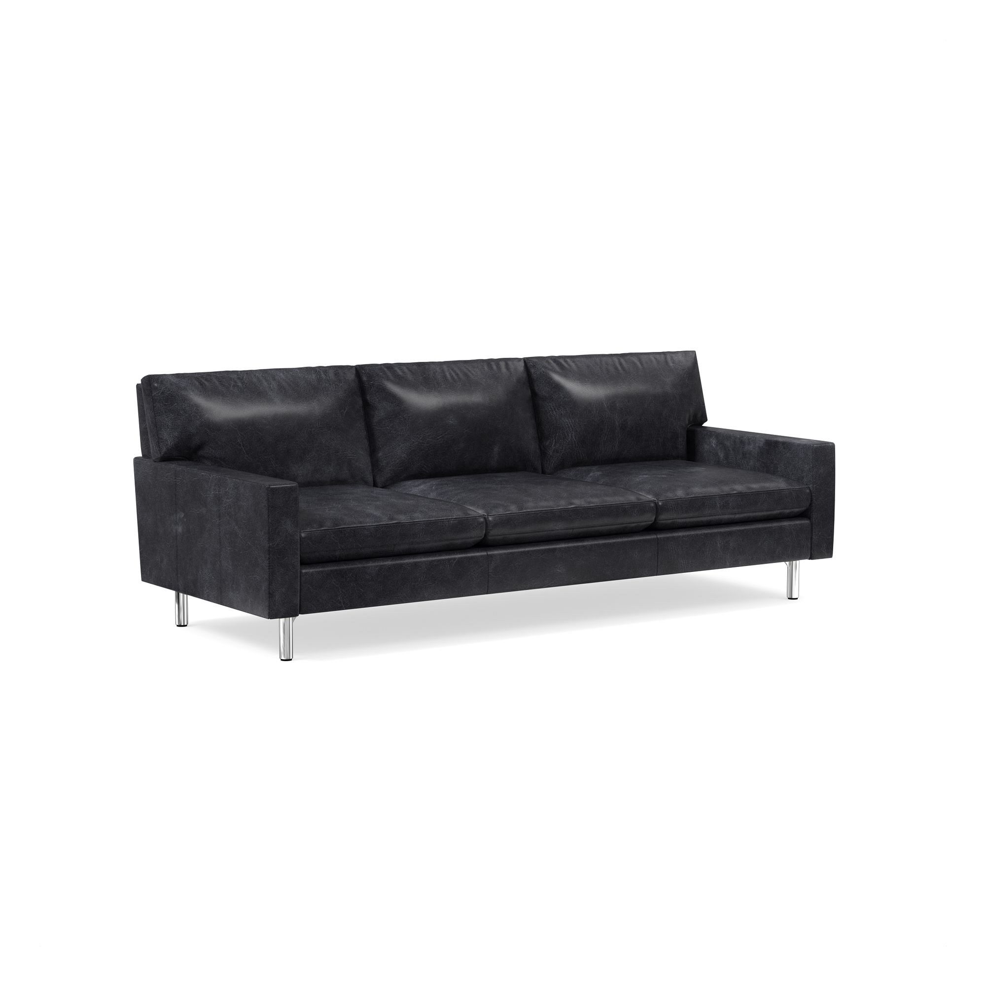 Nelson Leather Sofa (87") | West Elm