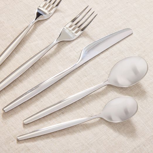 Sidney Flatware Sets Mirrored West Elm